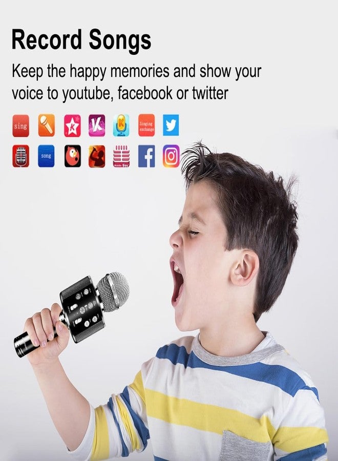 FINYIORE Microphone for Kids, Voice Changing Karaoke Micorphones Boys Girls Gifts for Kids Party Singing Microphone, White Elephant Gift for Adults - Image 4